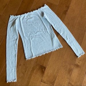 Hollister Off-Shoulder Ruffled Top